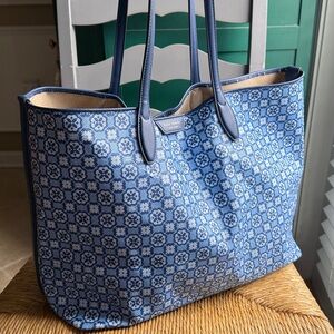 Kate Spade Floral Blue Tote Bag